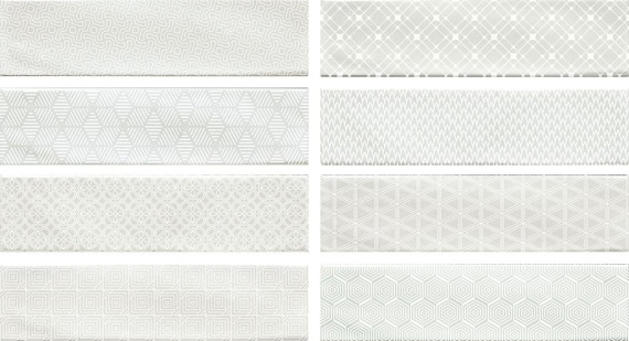 Плитка Decor Opal White 7.5x30