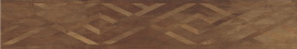 Керамогранит 73006 Antique Decor Walnut Fondi Rett.Decorati 20x120