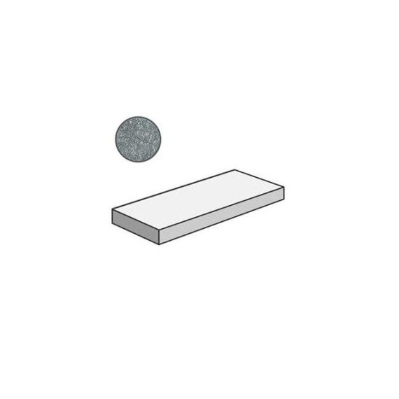 Ступени Italon 620070001051 Genesis Jupiter Silver Scalino 120 Angolare Dx 33x120