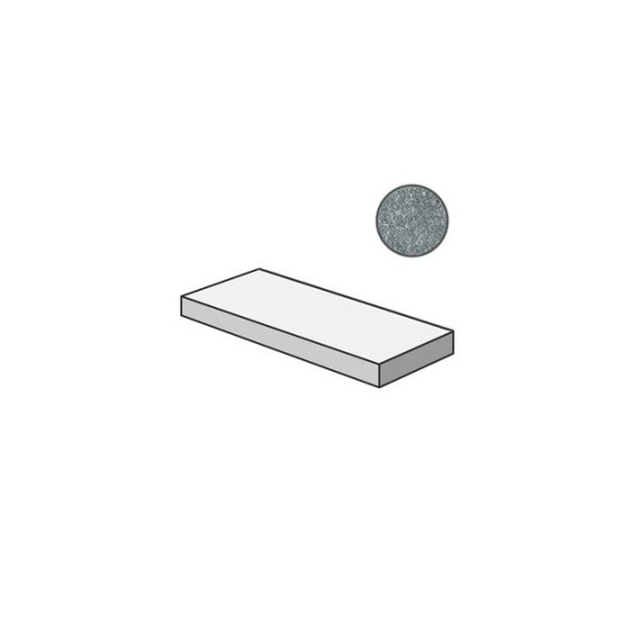 Ступени Italon 620070001056 Genesis Jupiter Silver Scalino 120 Angolare Sx 33x120