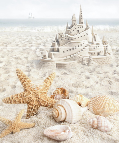 Плитка Панно Caliza Beige Arena (3 pz) 50.5x60.3