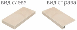 Ступени Italon 620070000636 Charme Evo Onyx Scalino Angolare Sinistro 33x60
