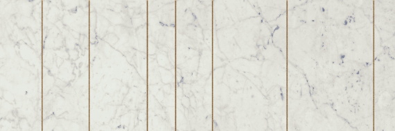 Плитка Italon 600080000369 Charme Extra Carrara Ins Golden Line 25x75