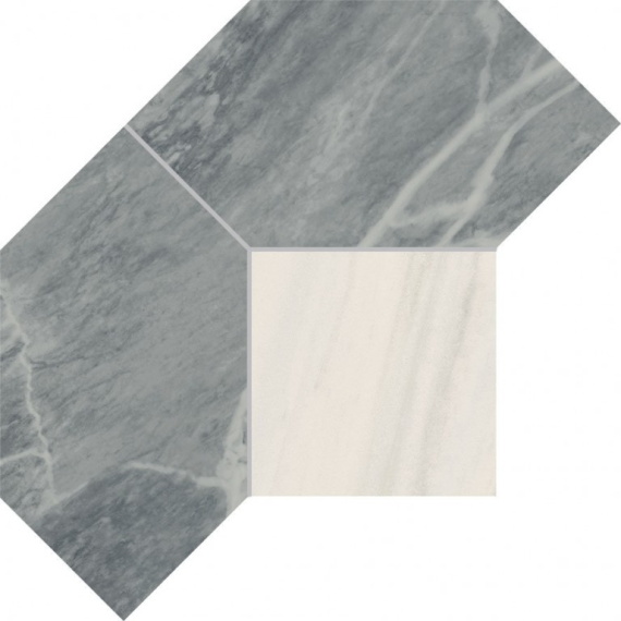 Керамогранит Italon 620110000084 Charme Extra Atlantic Mosaico Polygon Lux 28,5x21
