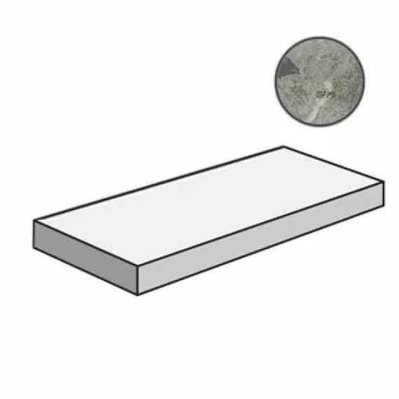 Ступени Italon 620070001001 Charme Extra Silver Scalino Angolare Dx 33x120