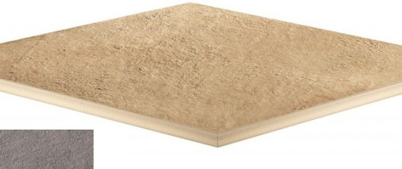 Керамогранит 620090000870 Cliff Grigio Round Angolare 60x60