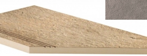Ступени 620040000051 Cliff Grigio Gradino Lineare Angolo Dx 30x60