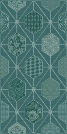 Плитка Декор Devore Indigo Geometria 31.5x63