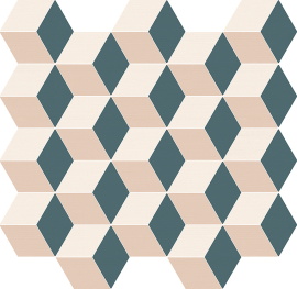 Плитка Italon 600110000786 Element Mosaico Cube Cold 30,5x33