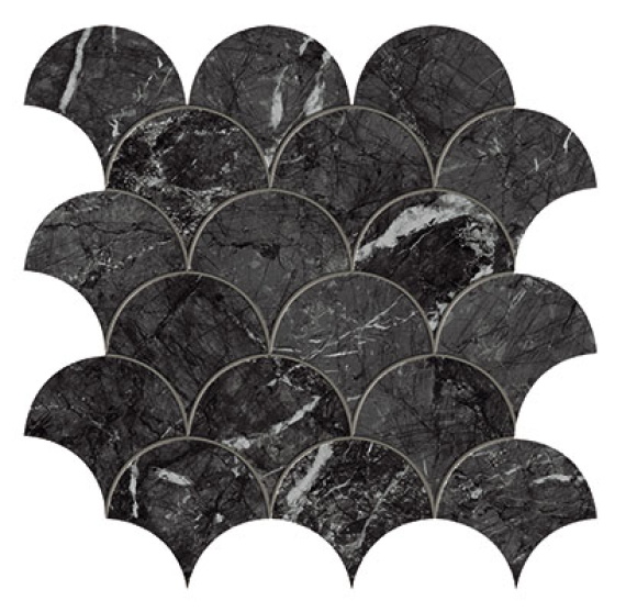 Мозаика Atlas Concorde Italy 9MFG Marvel Fan Grigio Intenso 29x29,2