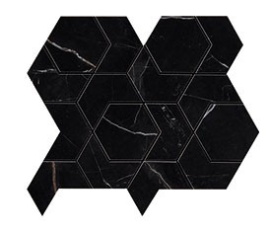 Мозаика Atlas Concorde Italy AOV1 Marvel Black Atlantis HEX 25,4x29,6