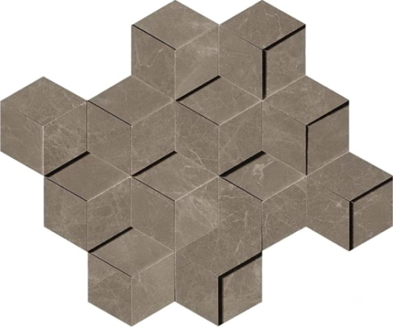 Мозаика Atlas Concorde Italy AEPF Marvel Gris Supreme Mosaico 3D 30.5x26.4