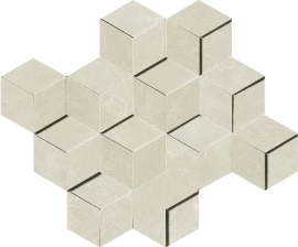 Мозаика Atlas Concorde Italy AEPI Marvel Imperial White Mosaico 3D 30.5x26.4