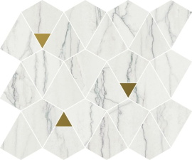 Italon 600110000941 Charme Advance Platinum White Mosaico Vertex 25.8x30