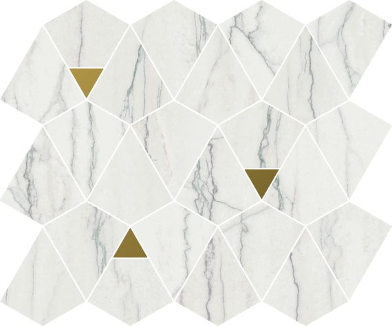 Italon 600110000941 Charme Advance Platinum White Mosaico Vertex 25.8x30