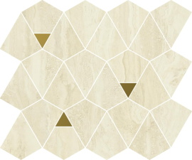 Italon 600110000942 Charme Advance Alabastro White Mosaico Vertex 25.8x30