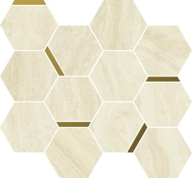 Italon 600110000940 Charme Advance Alabastro White Mosaico Chic 28.3x32.8