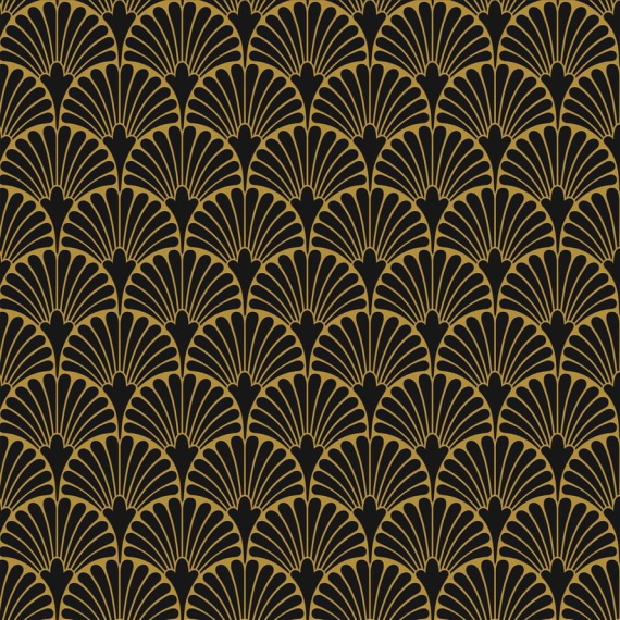 Керамогранит 4-118-2 Art-Deco Black Manhattan Natural 29.75 x 29.75