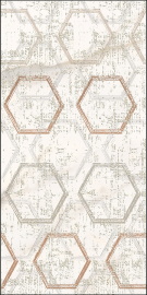 Плитка керам. AZORI Apulia Oro 630x315 Hexagone декор