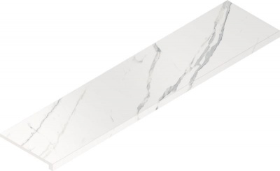 Italon 620070002591 Stellaris Statuario White Scalino Front 33x120
