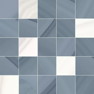Мозаика Laparet Space Декор мозаичный синий MM34104 25х25