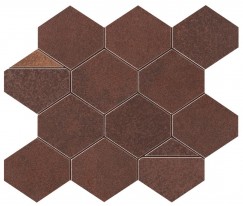Мозаика Atlas Concorde Italy 9BNC Blaze Corten Mosaico Nest 29.4x25.8