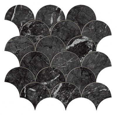 Мозаика Atlas Concorde Italy 9MFG Marvel Fan Grigio Intenso 29x29,2