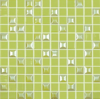 Мозаика Edna №601 Зеленый (на сетке) 31,7x31,7
