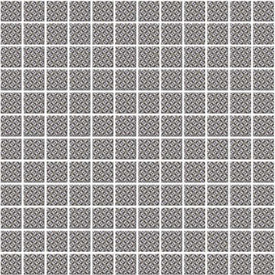 Мозаика 20108 Кастелло орнамент серый 29,8х29,8