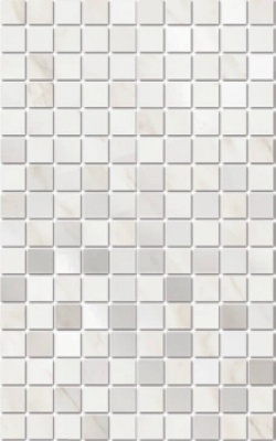 Плитка MM6359 Декор Гран Пале белый мозаичный 25х40
