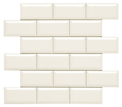 Декор Biselado PB C/C Marfil (5х10) Enmallado 30,5x30,9