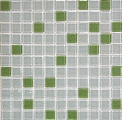 Мозаика Jump Green №8 (light) Растяжки 25*25 300*300