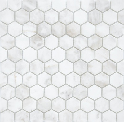 Dolomiti bianco MAT hex 18x30x6