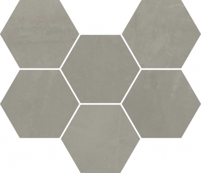 Мозаика 620110000189 Italon Continuum Iron Mosaico Hexagon 25x29