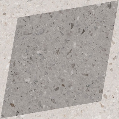 Плитка WOW Natural Drops Rhombus Decor Grey 18,5x18,5