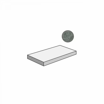 Ступени Italon 620070001065 Genesis Saturn Grey Scalino 60 Angolare Sx 33x60