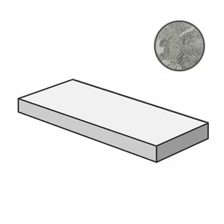 Ступени Italon 620070001007 Charme Extra Silver Scalino Angolare Sx 33x120