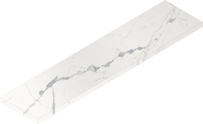 Italon 620070002605 Stellaris Statuario White Scalino Angulo Sx 33x120