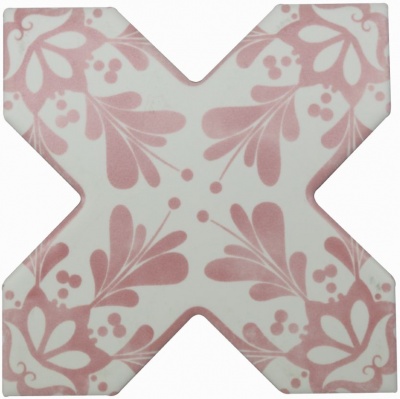Керамогранит Becolors Cross Dec. Stencil Coral 13.25х13.25