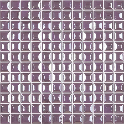 Мозаика Edna Purple Пурпурный (на сетке) 31,7x31,7