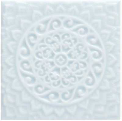 Декор Relieve Mandala Universe Ice Blue 14,8x14,8