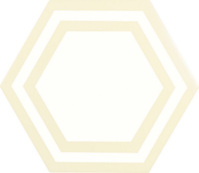 Плитка PAVIMENTO Hexagono Deco Bone 20x23