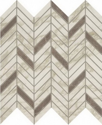 Мозаика Atlas Concorde Italy AEPS Marvel Royal Calacatta Mosaico Twill Lappato 30x31
