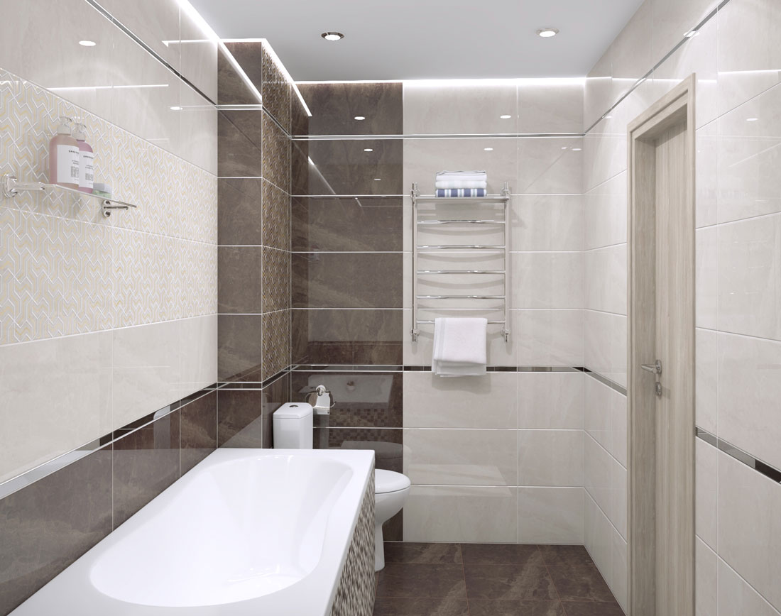 плитка 60 120 дизайн ванной комнаты
