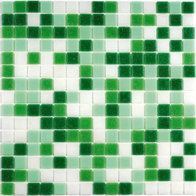 Плитка декоративная стеклянная Grass 4*20*20 327*327