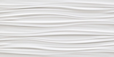 Плитка 3D WALL CARVE Ribbon White Matt 40x80 8SBW