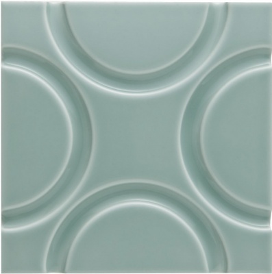 Плитка NERI Relieve Geo Sea Green 15x15