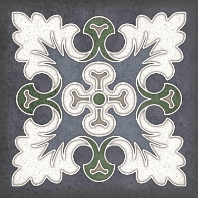 Плитка SMALTO DECOR 1 BLU 15*15