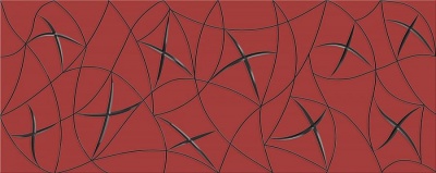Плитка Декор VELA CARMIN STELLA 20,1x50,5