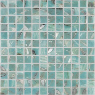 Мозаика Oasis Turquoise №7103 (на сетке) 25x25 С0006239